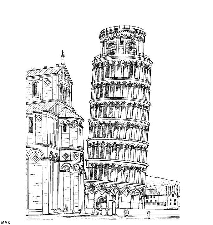 wereldwonderen toren van pisa027